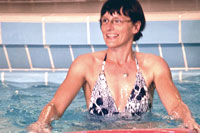 Frau im Wasser